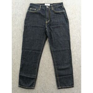 Current Elliot Jeans Womens 28 Blue High Rise Dark Wash Straight Leg Denim